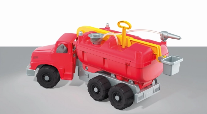 Androni Giant Trucks brandweerwagen met platform en functionele sproeier - lengte 74 cm