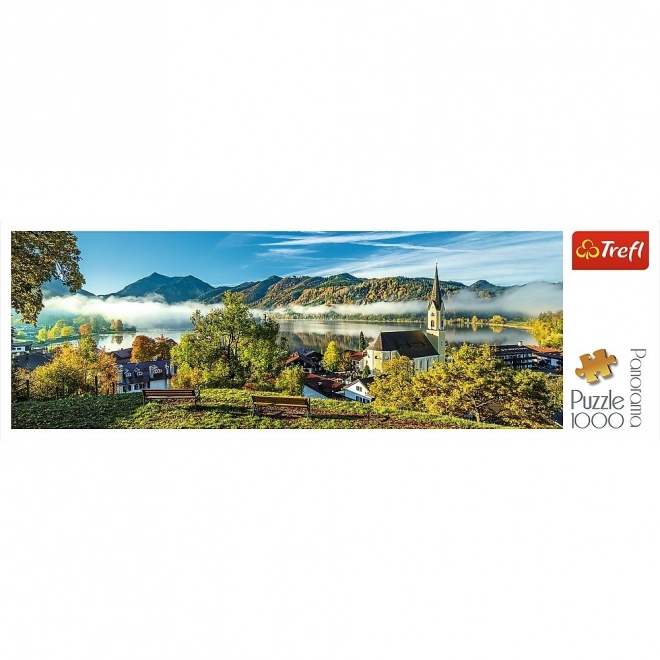 Panoramische puzzel meer Schliersee 1000 stks