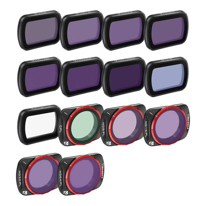 Set mit 14 Freewell Filtern für DJI Osmo Pocket 3