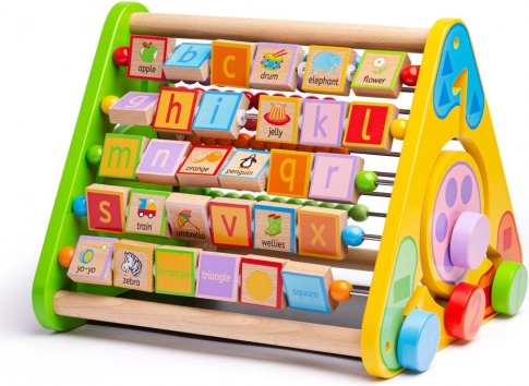 Learning the alphabet with pictures in English