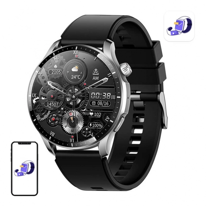 Montre connectée Blitzwolf argentée