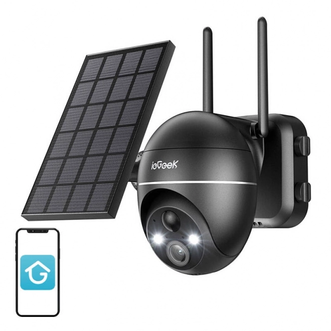 Draadloze buiten WiFi-camera 5MP met zonnepaneel van ieGeek