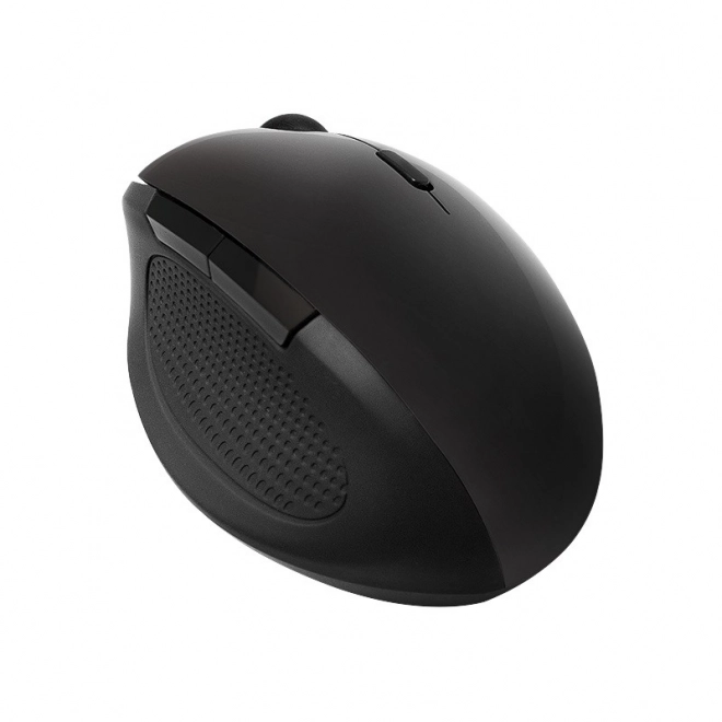 Ergonomische draadloze optische muis 2.4GHz 1600dpi zwart