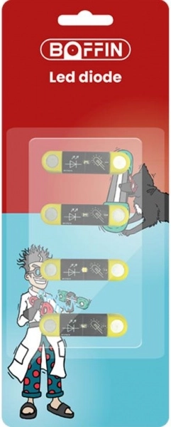 Boffin Magnetic ensemble de diodes LED – 12 LED colorées pour expériences et projets