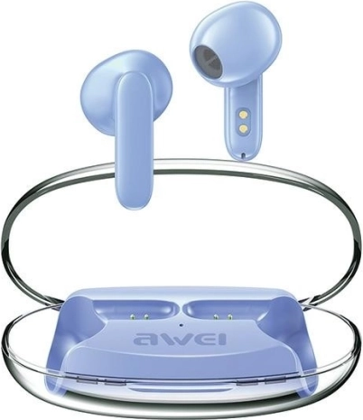 AWEI kabellose Kopfhörer Bluetooth 5.3 mit ENC TWS – Blau
