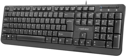 Keyboard Natec Trout Slim USB black