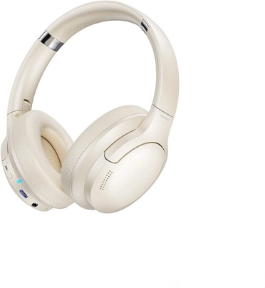Wireless on-ear headphones Bluetooth 5.3 with ANC – White