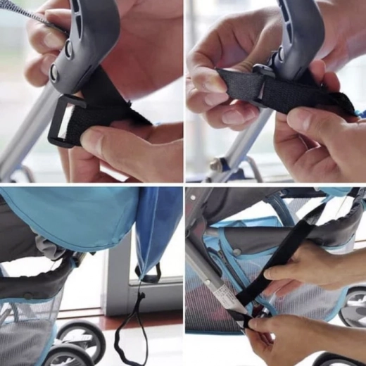 Snelle en stevige bevestiging met klittenband