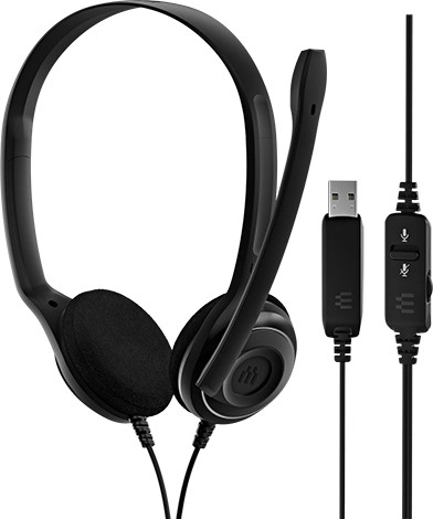 EPOS USB-Stereo-Headset mit Mikrofon mit Geräuschunterdrückung