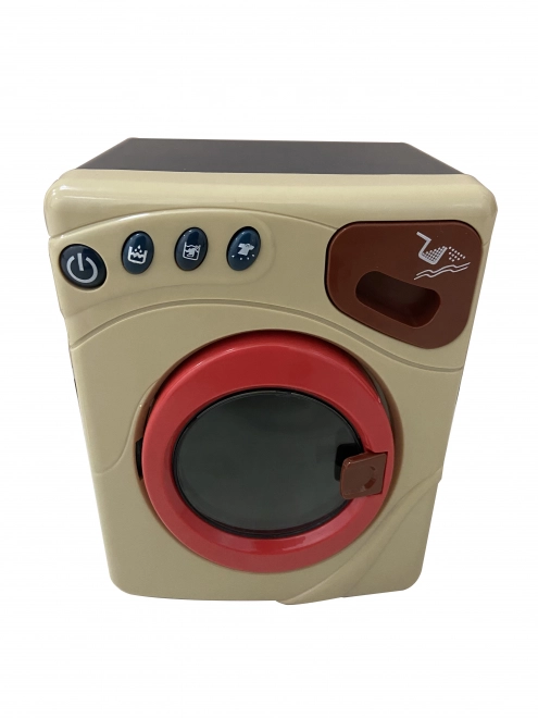 Wasmachine en wasmand - speelgoed met geluid en licht
