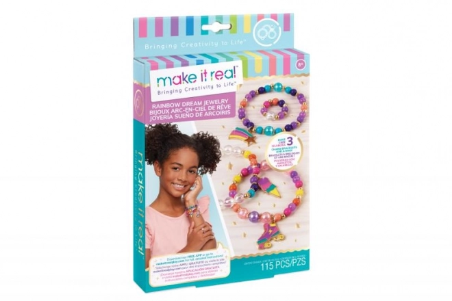 Armband set Make It Real met bedels