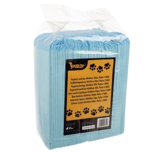 Einweg-Hygienische Unterlagen 60x60 cm - Set mit 50 Stück von Purlov