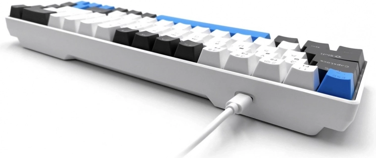 Compact 60% layout and USB‑C connection