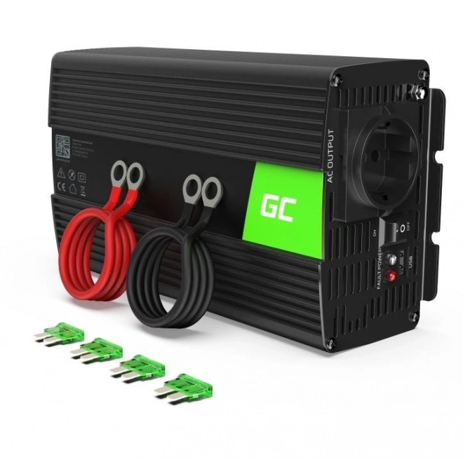 Draagbare omvormer Green Cell 12V naar 230V 1000W/2000W