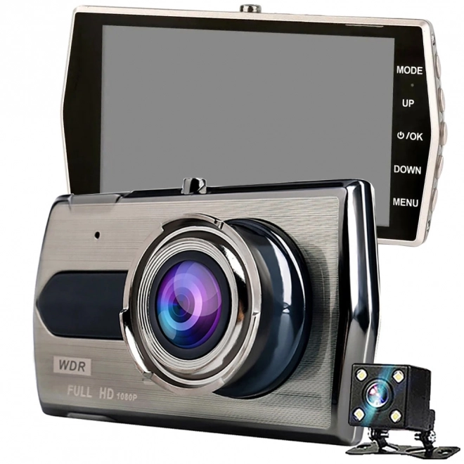 Full HD Car Camera with LCD Reversing Display