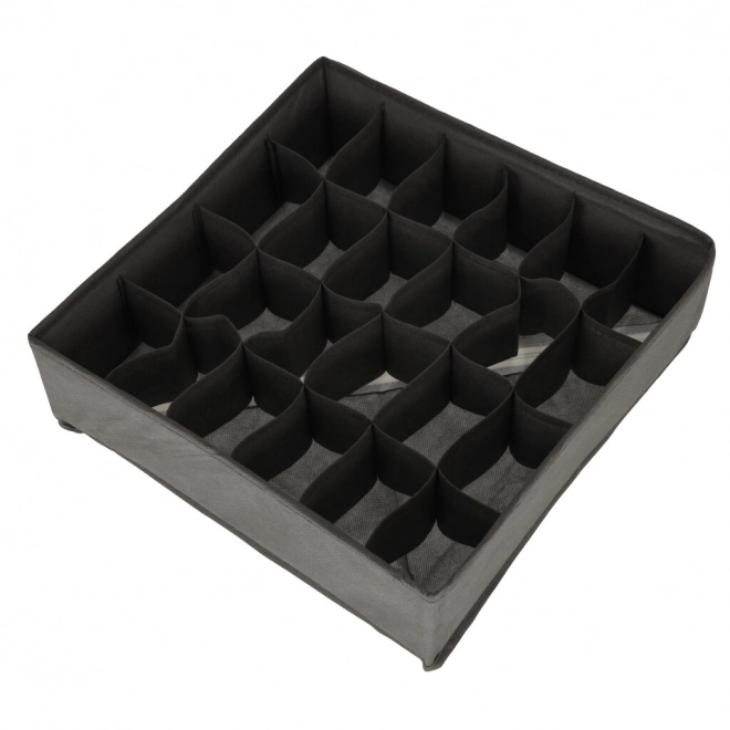 Grijze organizer voor lade voor ondergoed en sokken - 4 stuks