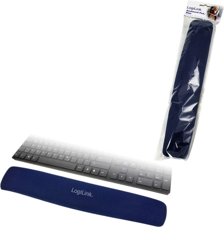 Gel-Handgelenkauflage für Tastatur, blau