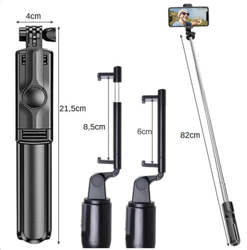 Selfie stick/statief + afstandsbediening Izoxis 23518