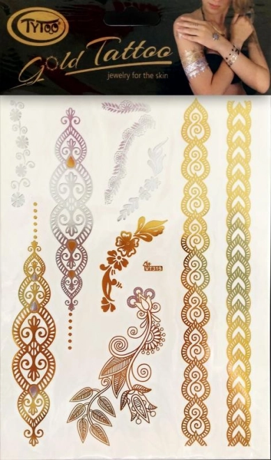 TyToo Gouden tatoeage - armbanden – Variant 1
