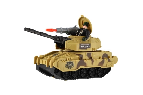 Military Toy Set with Soldier and Tank