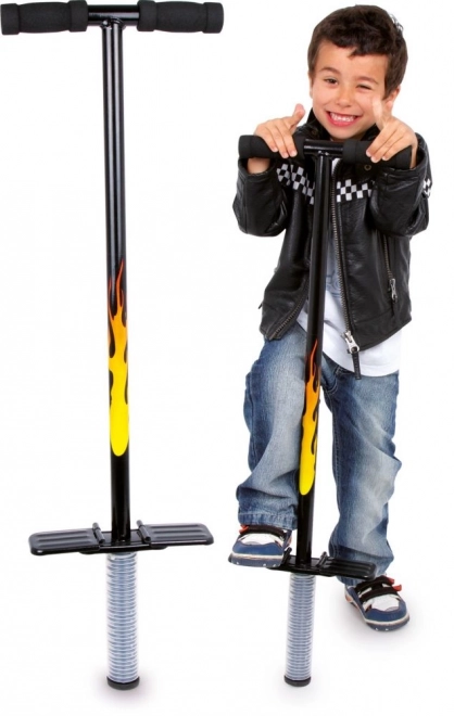 Pogo Stick with Flames