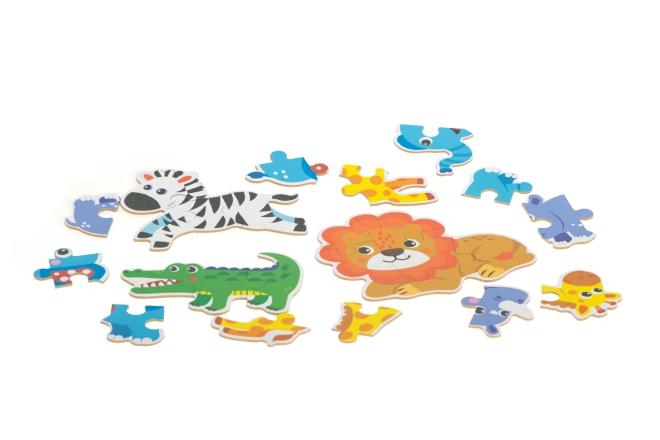 Colorful pieces for small hands