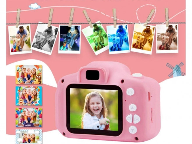Digitale camera voor kinderen in de vorm van een katje