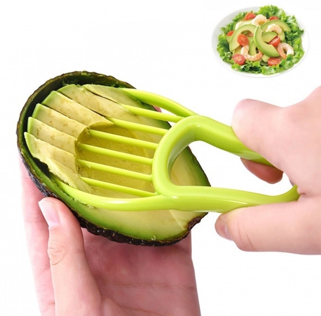 Avocadosnijder en mes 3-in-1