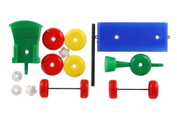 colorful plastic train for children with rings