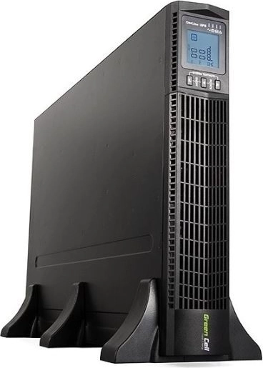 Backup power source UPS rack mount Green Cell RTII 1000VA 900W with LCD