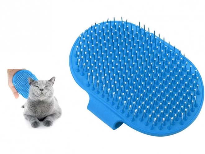 Borsteltje voor huisdierenvacht