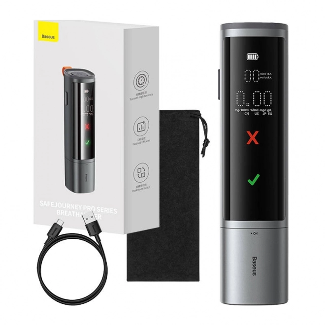 Electronic Alcohol Tester Baseus SafeJourney Pro