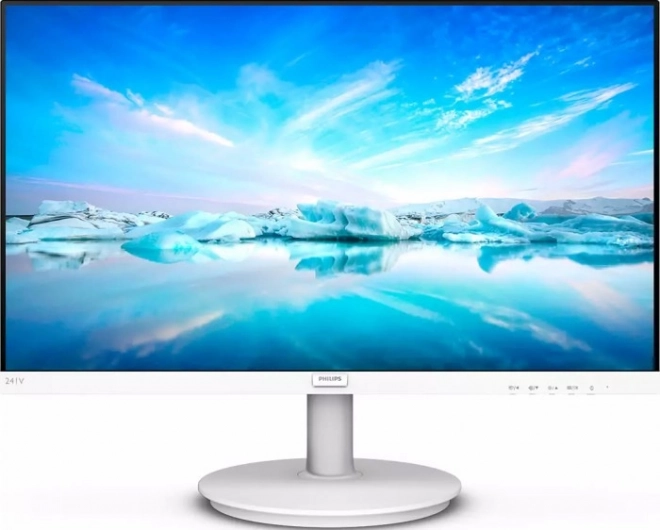 Moniteur Philips 23,8" IPS avec haut-parleurs – blanc