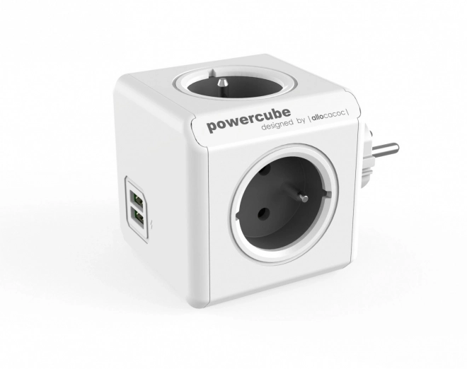 PowerCube Original USB splitter 2202GY/FROUPC Grijs