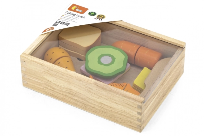 Houten snijmaaltijd