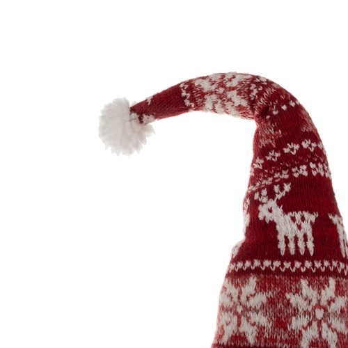 Weihnachtswichtel mit Flaschenhülle