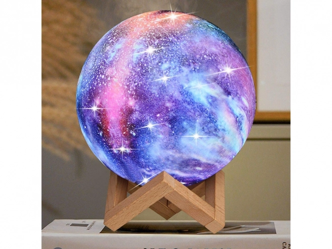 3D maan RGB lamp met afstandsbediening