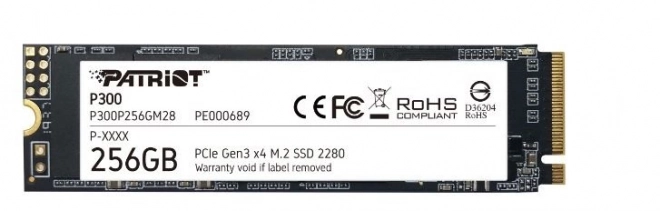 SSD schijf P300 256GB M.2 PCIe
