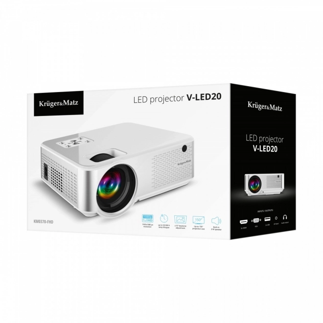 Projektor LED Krüger & Matz für Heimkino