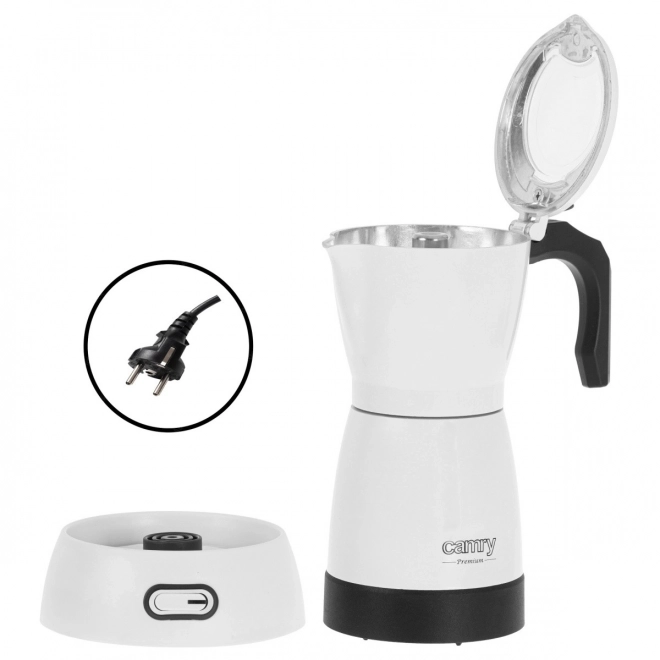 Elektrische Moka Pot Camry Premium Wit