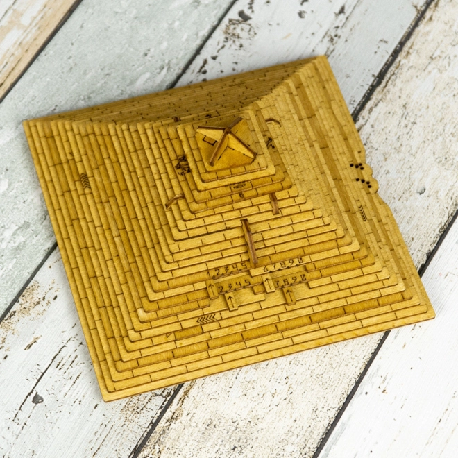 EscapeWelt Holz-Puzzle-Pyramide