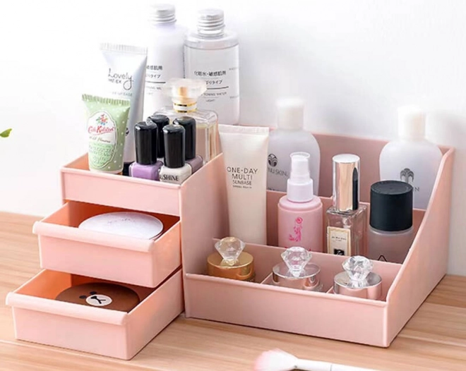 Organizer voor cosmetica en sieraden met laden