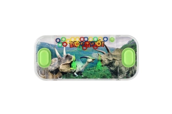 Jeu d'eau casse-tête 15,5x7cm plastique dinosaure 4 types 24 pcs dans une boîte
