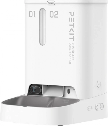 Intelligenter Futterautomat PETKIT Yumshare Dual Hopper mit 1080p-Kamera