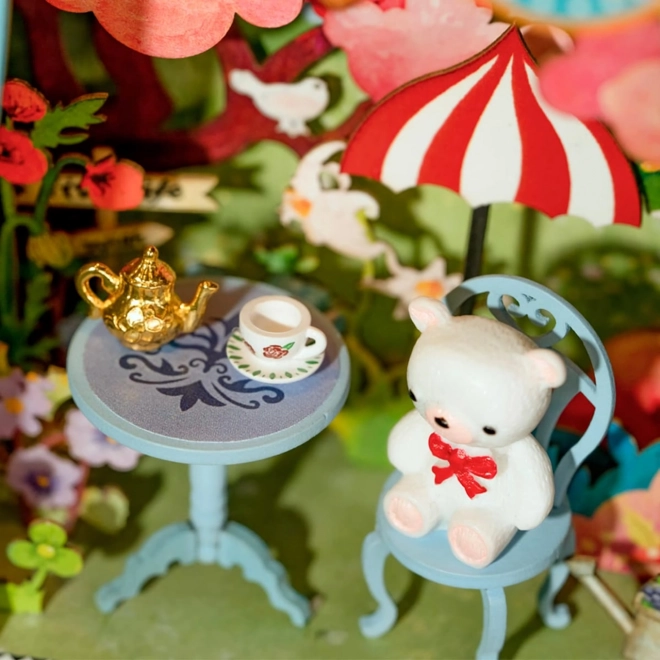 Miniatuur theekransje theater