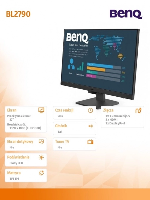 Moniteur LED 27" BL2790