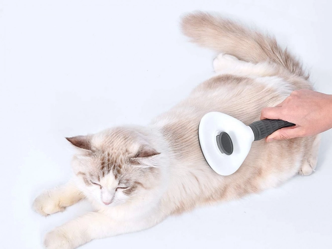 Zelfreinigende borstel voor honden en katten