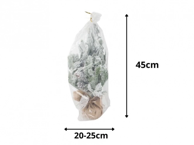 Künstlicher verschneiter Weihnachtsbaum 45 cm