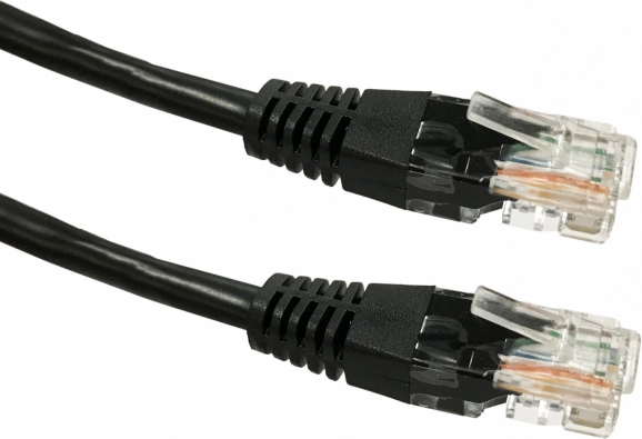 Patch Cable RJ45 UTP Cat 5e 1 m Black
