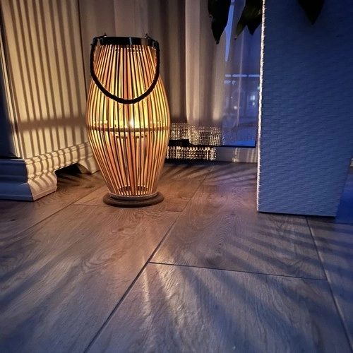 Gardlov bamboe rieten lantaarn 24282